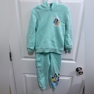 Kids Bluey Fleece Set, Size 4T